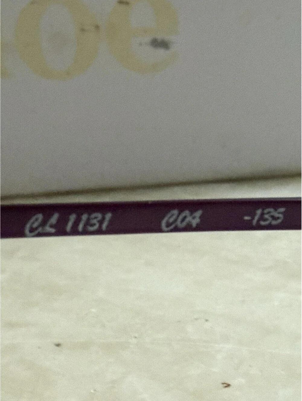 NEW Chloe CL 1131 C04 Purple Eyeglass Frames France 53mm w/ COA & Box NOS